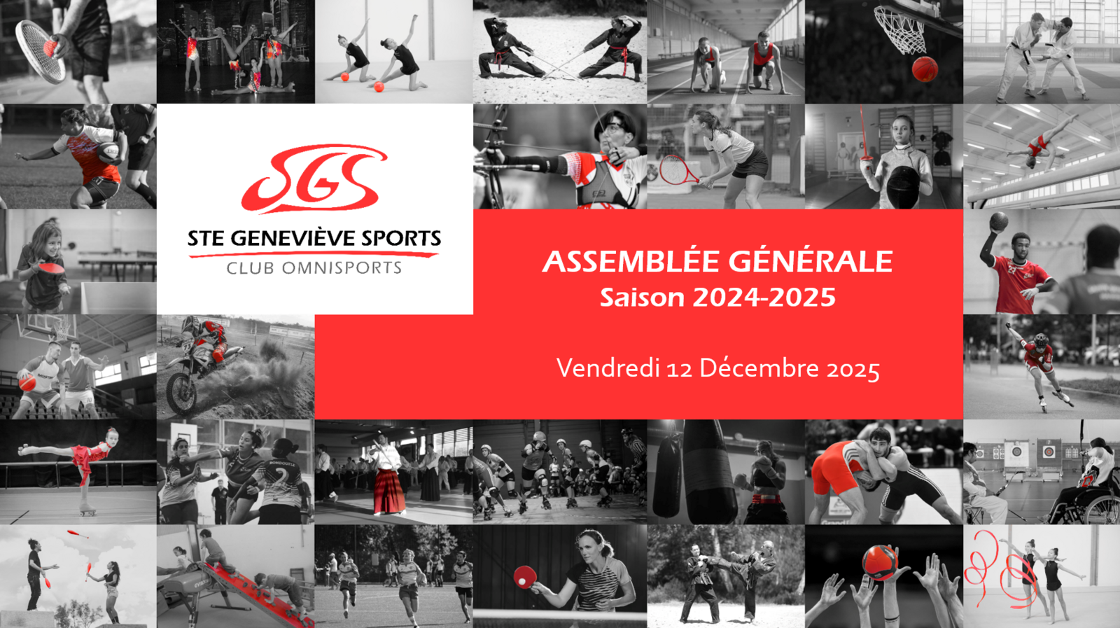 Assemblée Générale SGS - Saison 2024-2025
